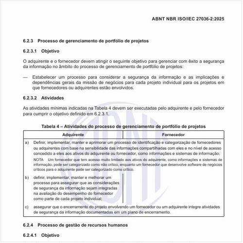 Quais são as atividades do processo de gerenciamento de portfólio de projetos?