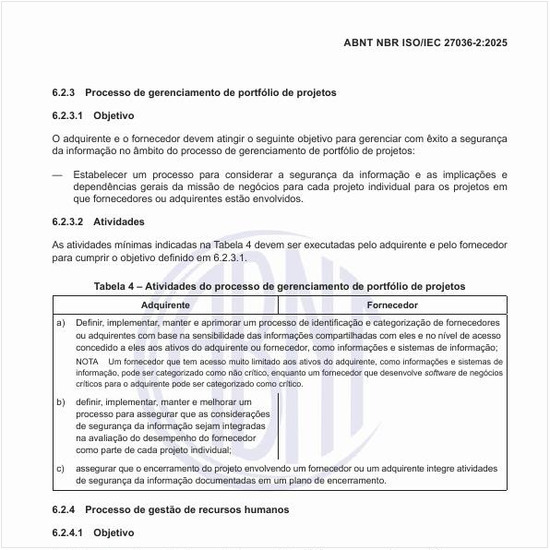 Quais são as atividades do processo de gerenciamento de portfólio de projetos?