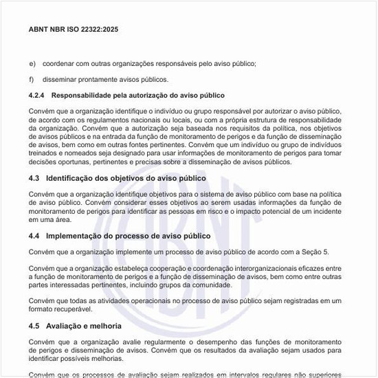 Como funciona o processo de aviso público?