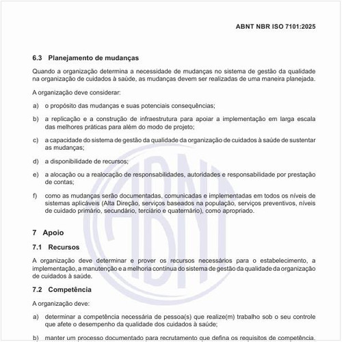 Por que prover os recursos necessários para o estabelecimento, a implementação, a manutenção e a melhoria contínua do sistema de gestão da qualidade?