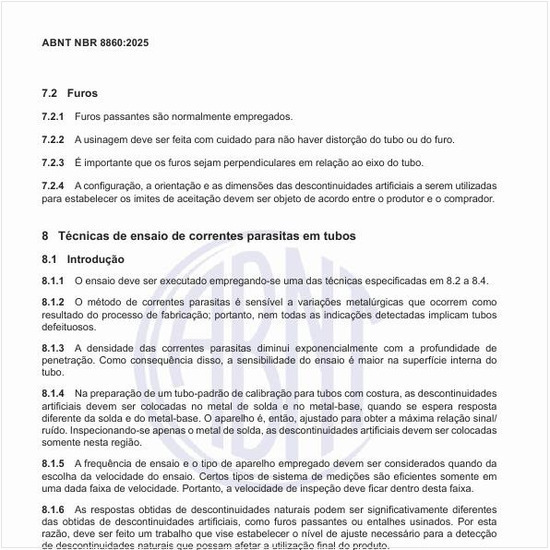 Quais são as técnicas de ensaio de correntes parasitas em tubos?