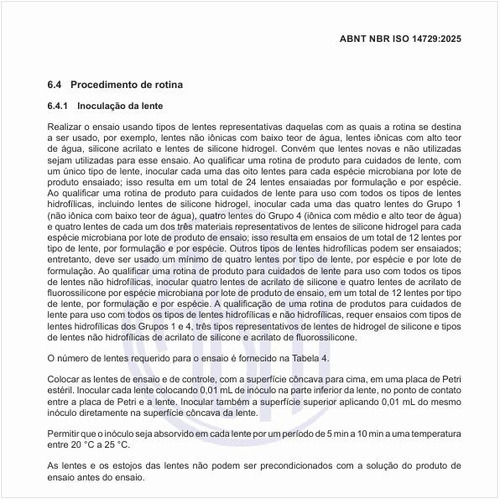 Qual deve ser o número de lentes necessário?