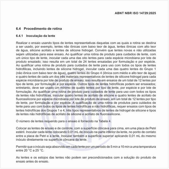 Qual deve ser o número de lentes necessário?