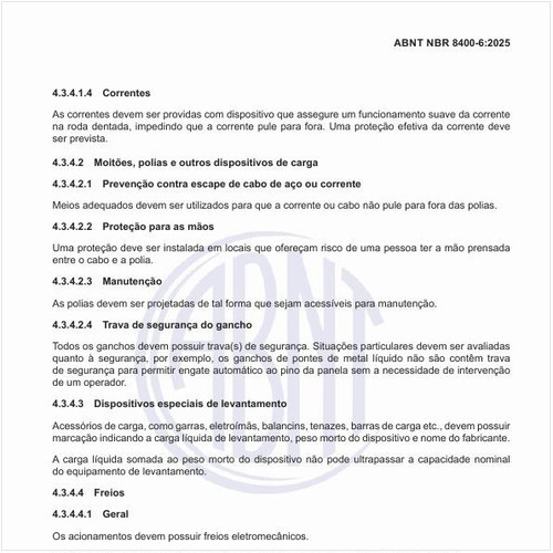 O que são os dispositivos especiais de levantamento?