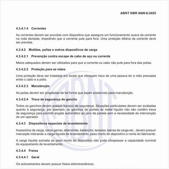 O que são os dispositivos especiais de levantamento?