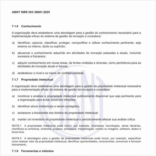 Por que manter as ferramentas e os métodos necessários para a implementação eficaz da inovação?