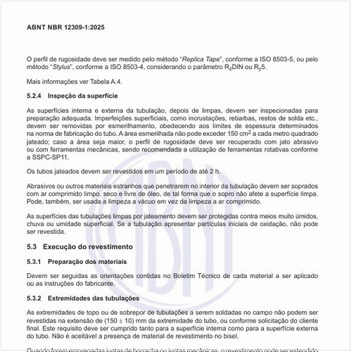 O que deve ser feito com as extremidades das tubulações?