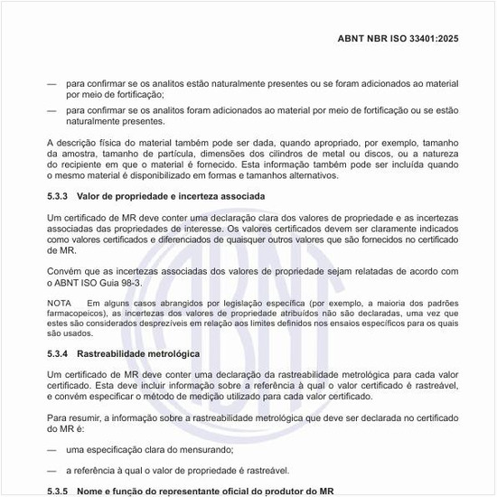 Por que o certificado deve conter uma declaração de rastreabilidade metrológica?