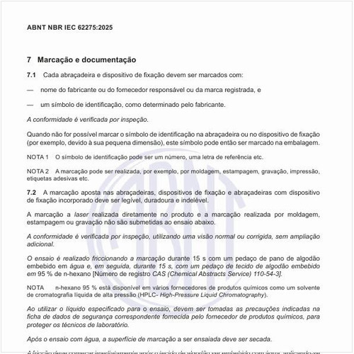 Qual deve ser a marcação e a documentação dos produtos?