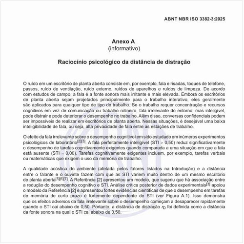 Qual é o raciocínio psicológico da distância de distração?