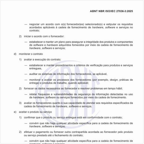 Qual deve se o objetivo do processo de fornecimento?