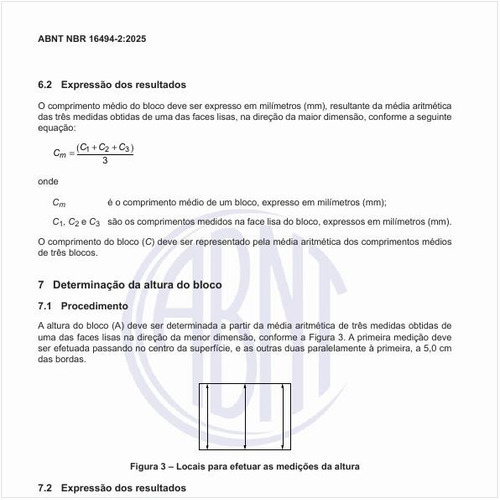 Como fazer a determinação da altura do bloco?