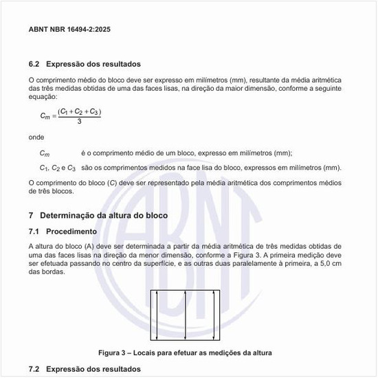 Como fazer a determinação da altura do bloco?