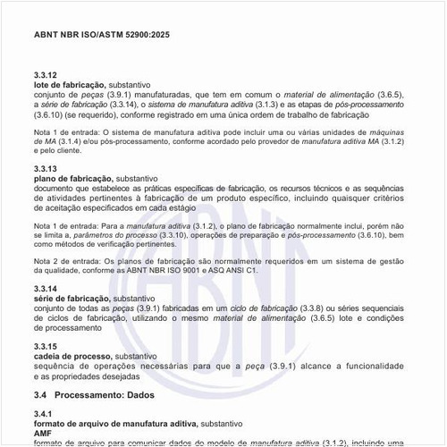 Qual deve ser o formato de arquivo de manufatura aditiva?