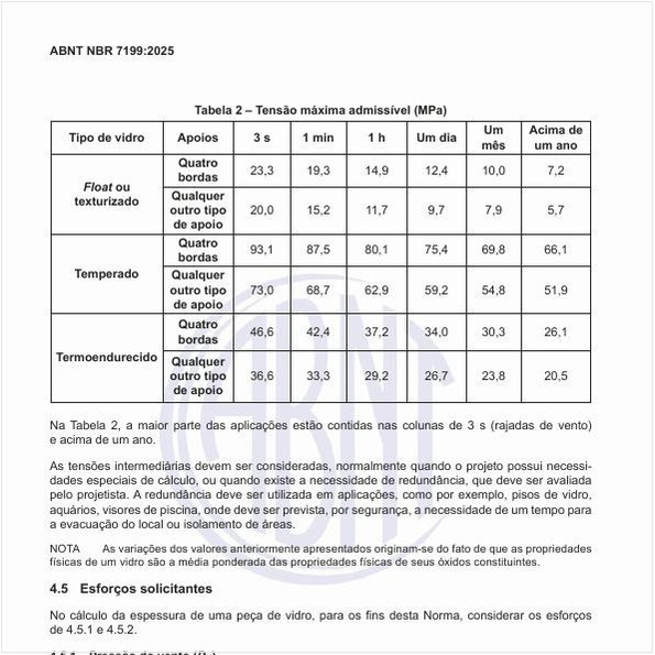 Target Normas: Qual tensão máxima admissível (MPa)?