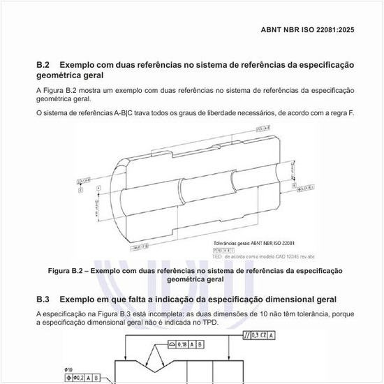 Quais são as especificações dimensionais gerais?