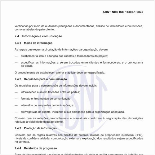 Quais devem ser as regras de informação e comunicação?