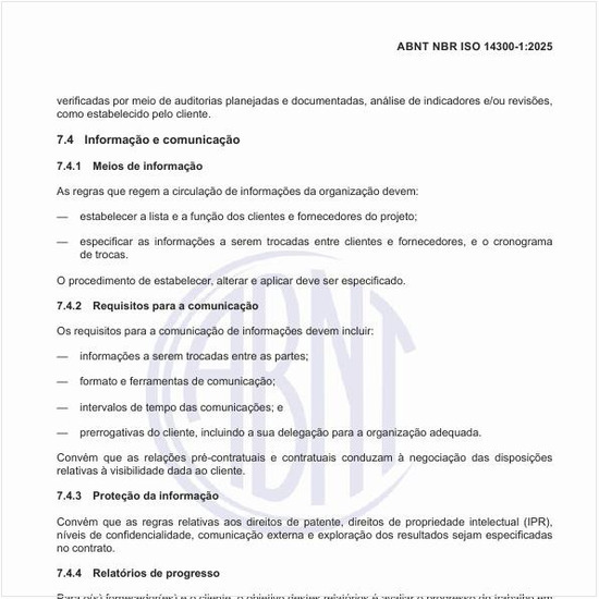 Quais devem ser as regras de informação e comunicação?