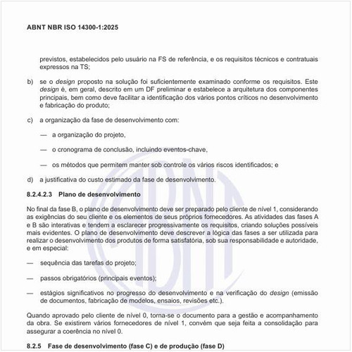 Em que consiste a fase de desenvolvimento (fase C)?