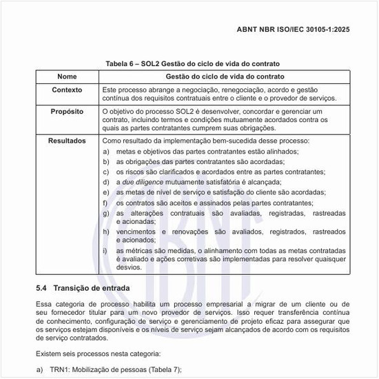 O que representa a transição de entrada?