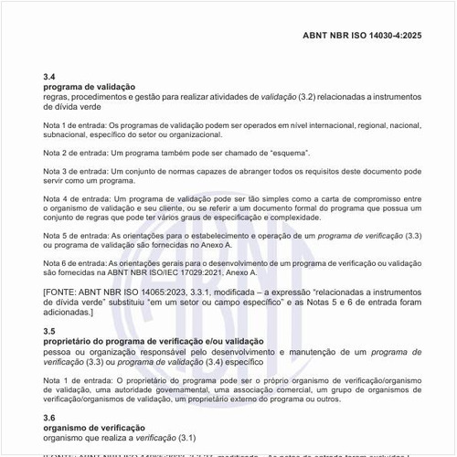 Quem é o proprietário do programa de verificação e/ou validação?