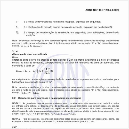 O que é a diferença de nível normalizada?