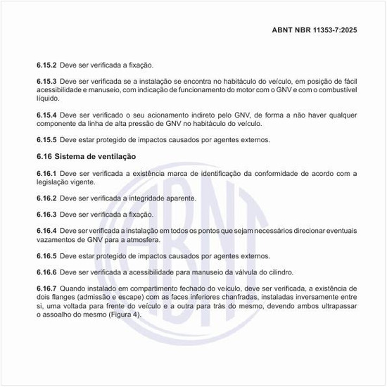 Como deve ser o sistema de ventilação dos veículos?