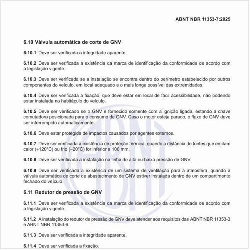 O que deve atender o redutor de pressão de GNV?