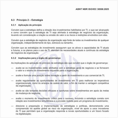 O que deve definir a estratégia  para a governança?