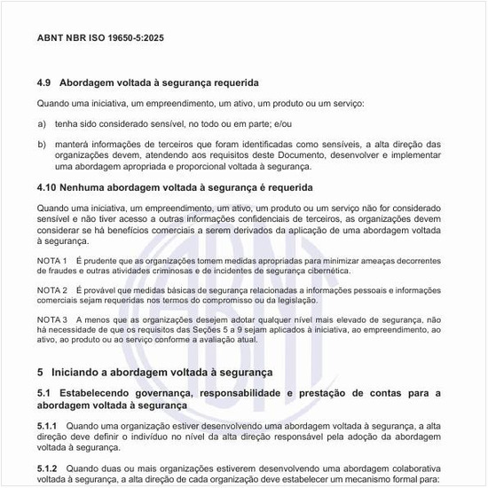 Como iniciar o desenvolvimento da abordagem voltada à segurança?