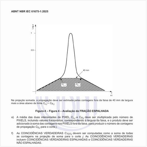Como é feita a avaliação da fração espalhada?