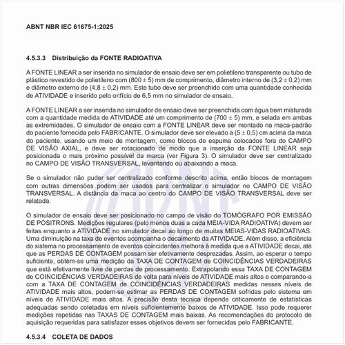 O que representa a distribuição da fonte radioativa?