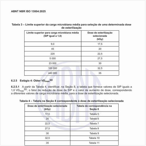 Qual é o limite superior da carga microbiana média para seleção de uma determinada dose de esterilização?