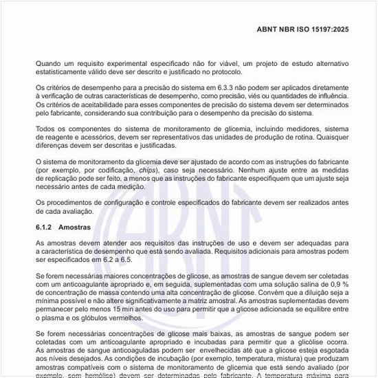 Por que as amostras devem atender aos requisitos das instruções de uso?