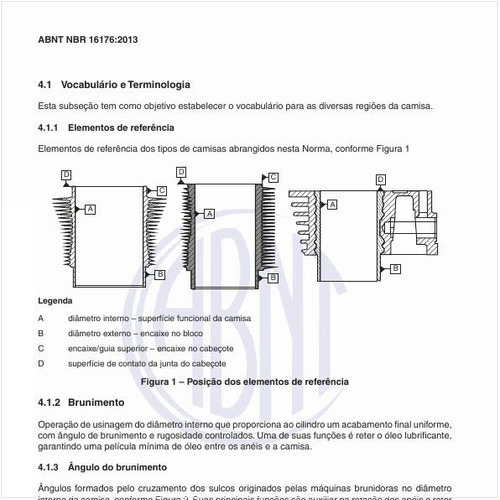 Qual deve ser a posição dos elementos de referência?