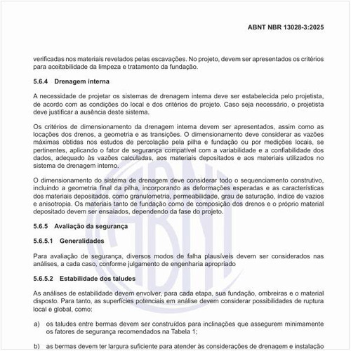 Como deve ser a avaliação da segurança?