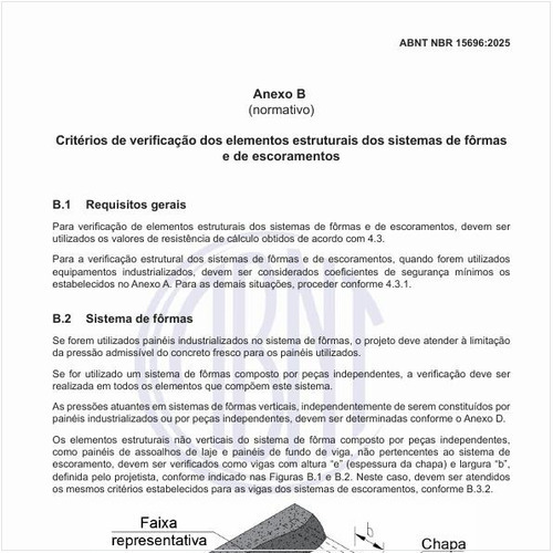 Quais são os critérios de verificação dos elementos estruturais dos sistemas de fôrmas e de escoramentos?