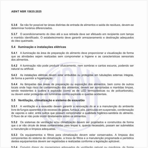 O que deve proporcionar a iluminação e as instalações elétricas?