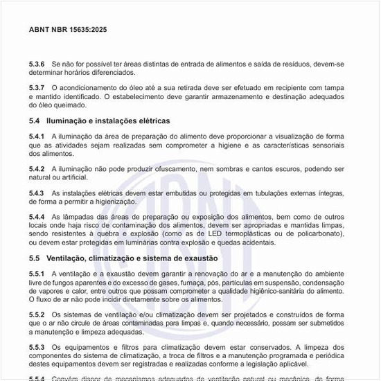 O que deve proporcionar a iluminação e as instalações elétricas?