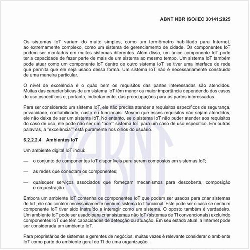 Como é um exemplo de ambiente IoT?