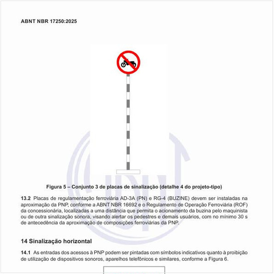 Como devem ser pintadas a sinalização horizontal?