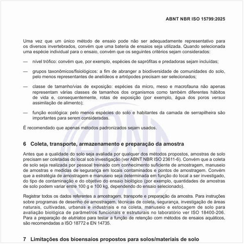 Como realizar a coleta, transporte, armazenamento e preparação da amostra dos solos?