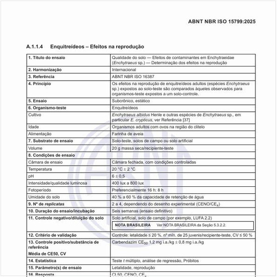 Para os enquitreídeos, quais os efeitos na reprodução?