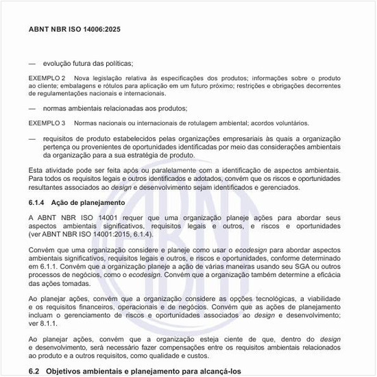 Quais são os objetivos ambientais e o planejamento para alcançá-los?