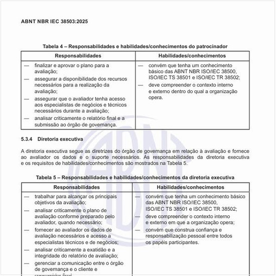 Quais são as responsabilidades e habilidades/conhecimentos do patrocinador?