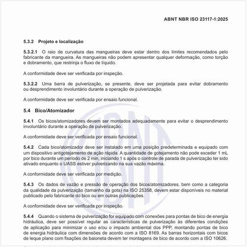Como deve ser montado o bico/atomizador?