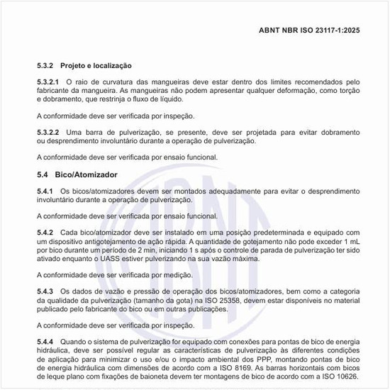 Como deve ser montado o bico/atomizador?