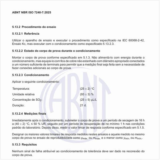 Qual o objetivo do ensaio de choque (operacional?