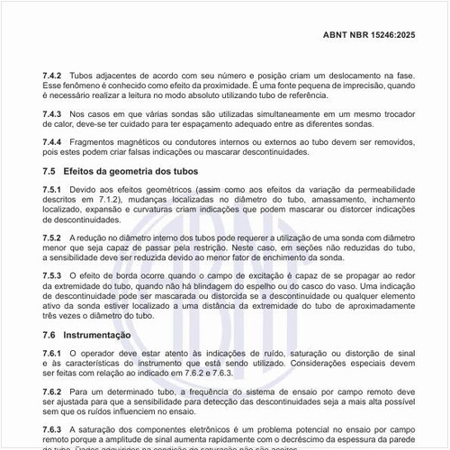 Quais são os efeitos da geometria dos tubos?