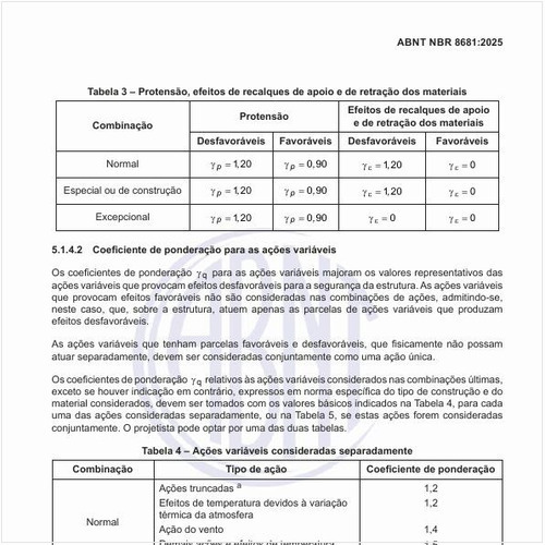 O que são a protensão, efeitos de recalques de apoio e de retração dos materiais?